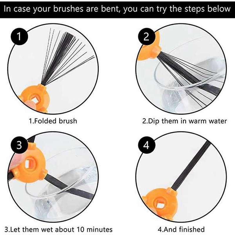 Replacement Filters and Brushes for Ecovacs Deebot Dn622