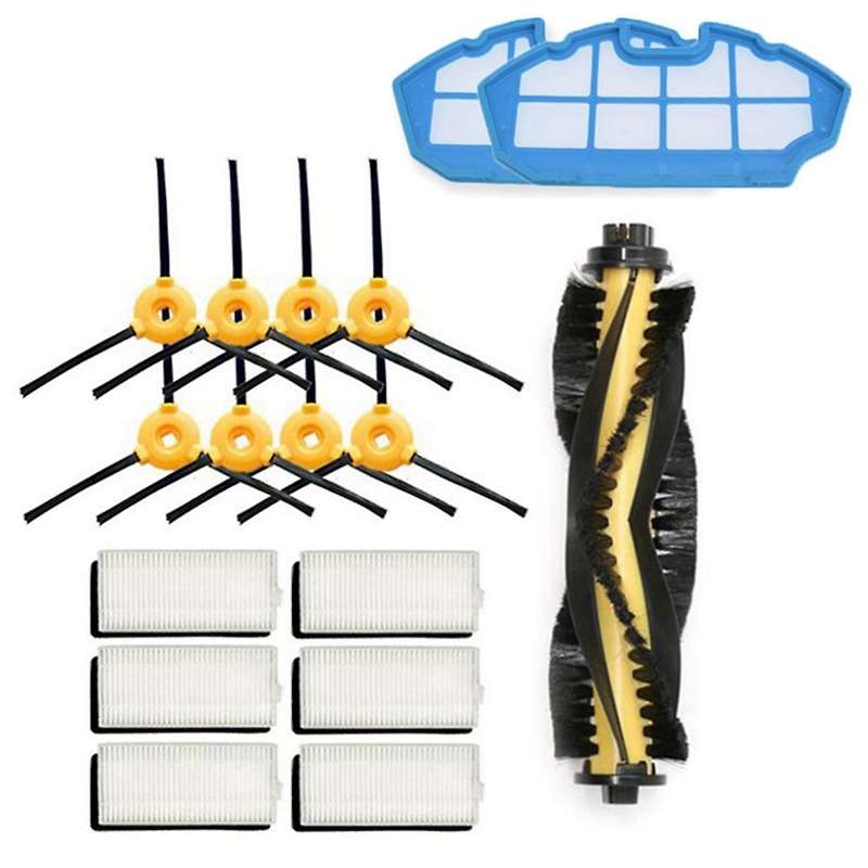 Replacement Filters and Brushes for Ecovacs Deebot Dn622