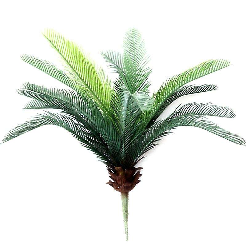 Palm Tree Artificial Fake Plant Bouquet for Apartment Decorations -b