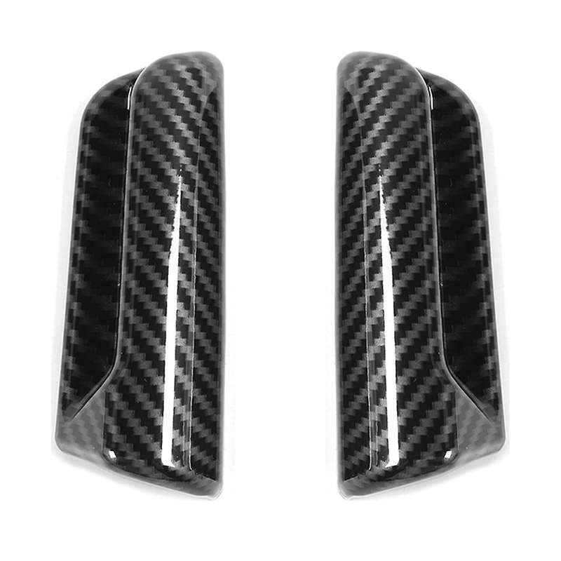Car Seats Adjustment Handle Switch Cover Stickers, Abs Carbon Fiber
