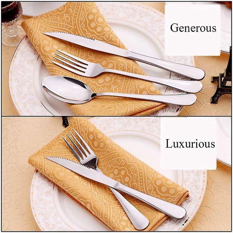 12pieces Kids Silverware Set Children's Safe Stainless Steel Utensil