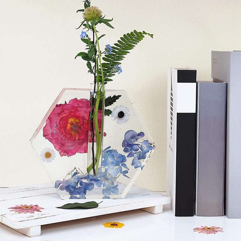 Large Resin Molds for Vase Plant Propagation Station,with 4 Test Tube