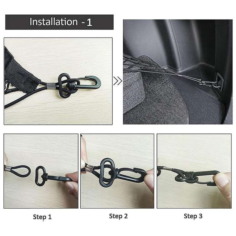 2pcs Rear Cargo Nets for Suv,35 Inch- 48 Inch Cargo Trunk Net
