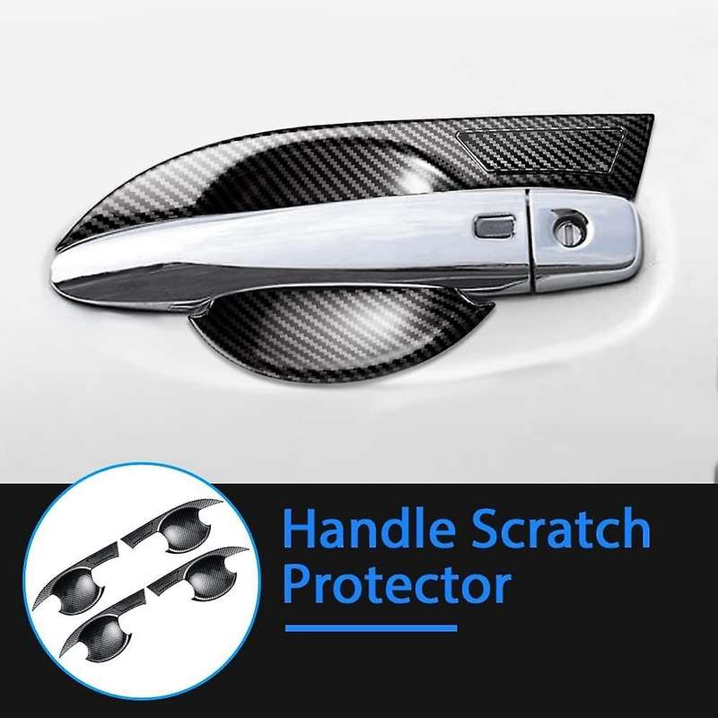 For Nissan X-trail T33 Carbon Fiber Car Door Handle Bowl Cover Trim