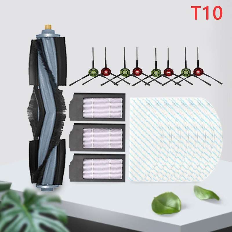 20pcs for Ecovacs Deebot T10 Main Side Brushes Hepa Filter Mop Cloth