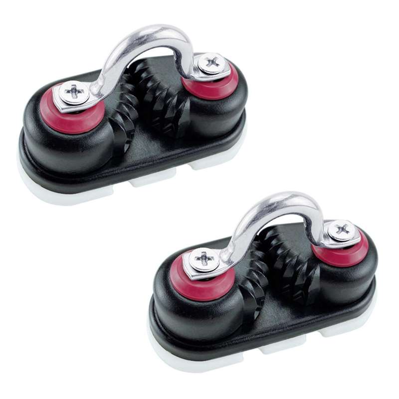 2x Anodized Aluminium Cam Cleat Boat Cam Cleats Marine Accessories