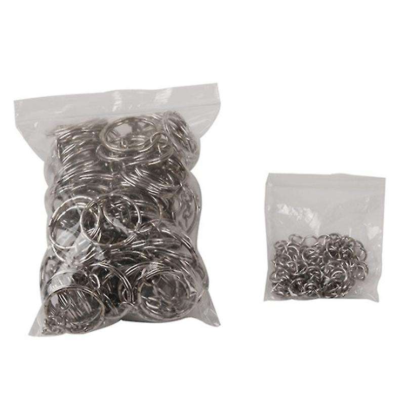 100 Pcs Round Wooden Discs with Keychain Tags with Hole Diy Crafts