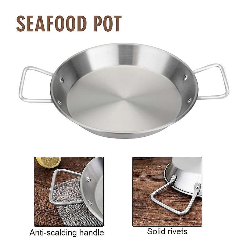 Restaurant Ltalian Cooking Tool Stainless Steel Shallow Soup Pot