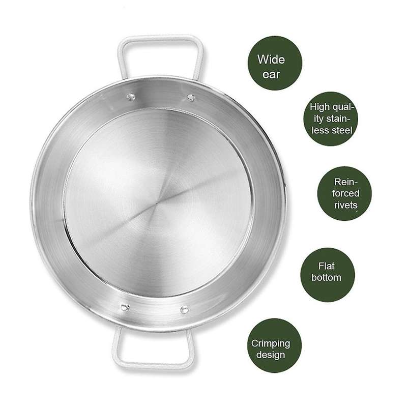 Restaurant Ltalian Cooking Tool Stainless Steel Shallow Soup Pot