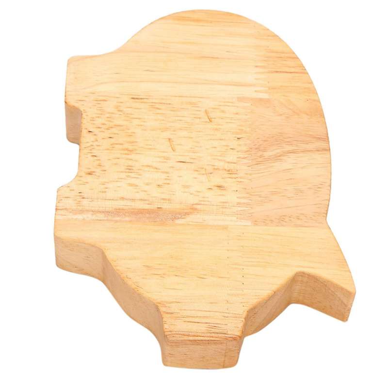 Pig Piggy Bank Pine Piggy Bank Transparent Decoration Gift 15.7x12cm