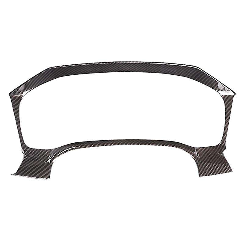 Abs Carbon Fiber Interior Dashboard Meter Display Frame Cover Trim