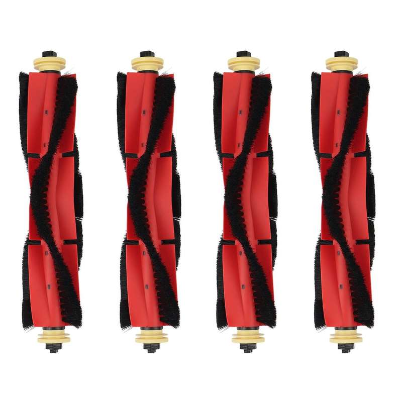 4pcs Detachable Main Brush for Xiaomi 1s T7 / Roborock S50 S51 Robot