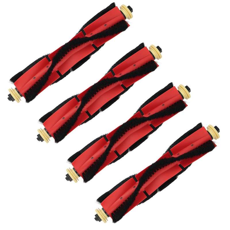 4pcs Detachable Main Brush for Xiaomi 1s T7 / Roborock S50 S51 Robot