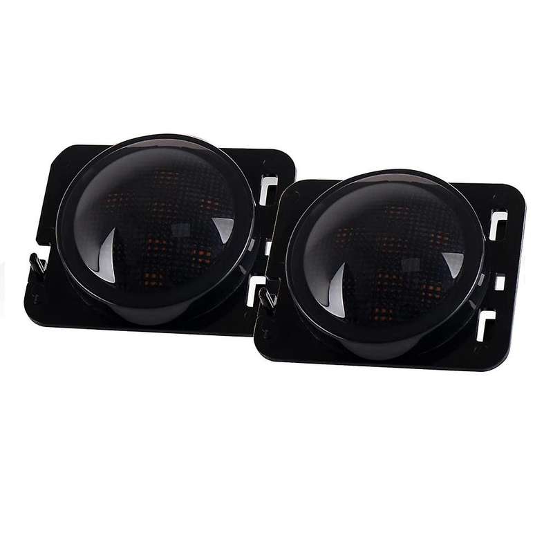 Smoke Lens Led Side Marker Turn Signal for Jeep Wrangler 2007-2017
