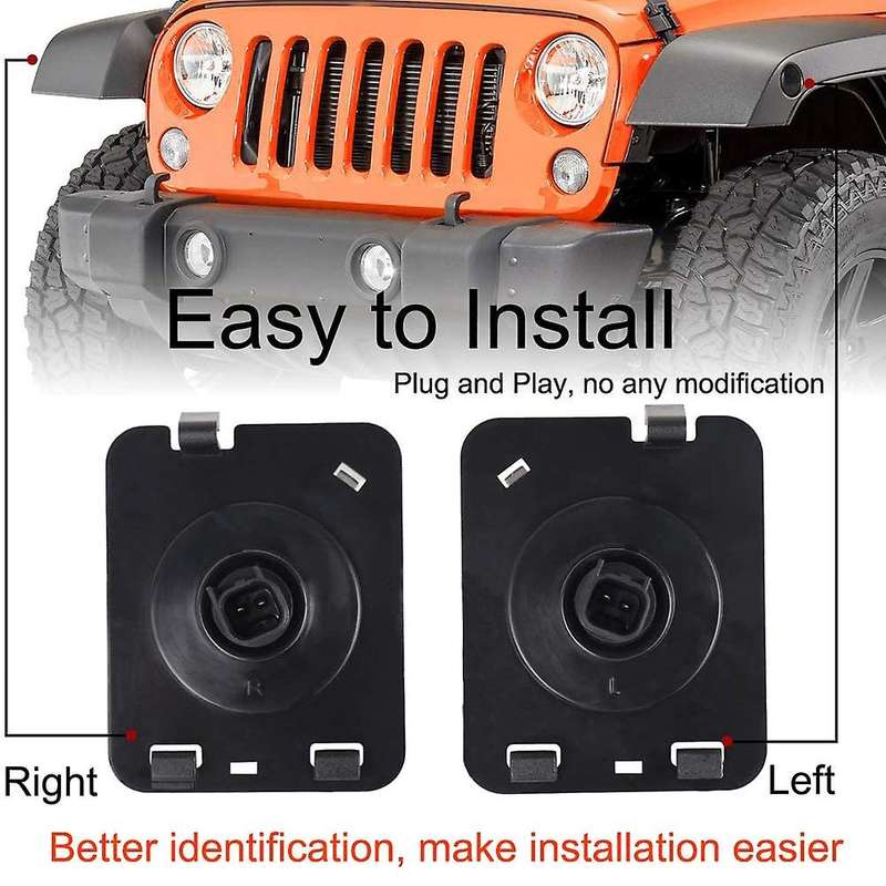 Smoke Lens Led Side Marker Turn Signal for Jeep Wrangler 2007-2017