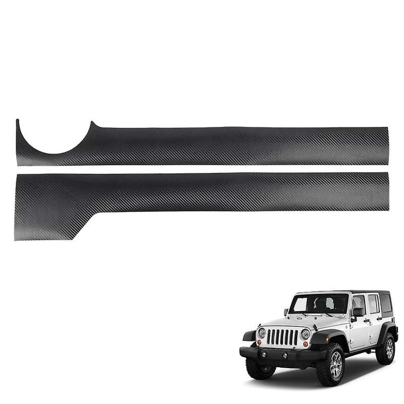 Carbon Fiber Car Body Decoration Stickers for Jeep Wrangler Jk 07-17