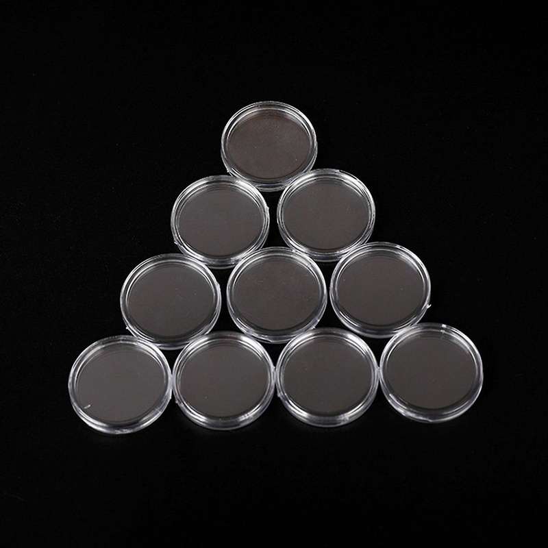 Transparent Coin Boxes 100pcs 1oz 40mm Capsules Cases Commemorative
