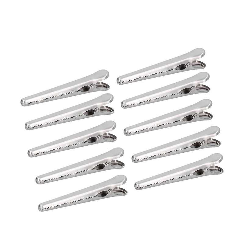 Food Sealing Clips Stainless Steel Alligator Clips, 11.5cm
