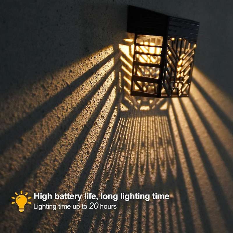 Solar Lamp Hollow Light and Shadow Step Light