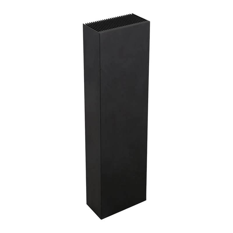 Black Aluminum Radiator 200x69x36mm Dense 27 Tooth Heat Sink