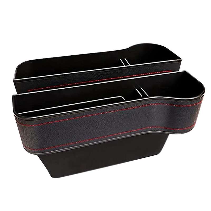 2pcs Car Seat Space Filler Storage Bag Front Seat Space Filler
