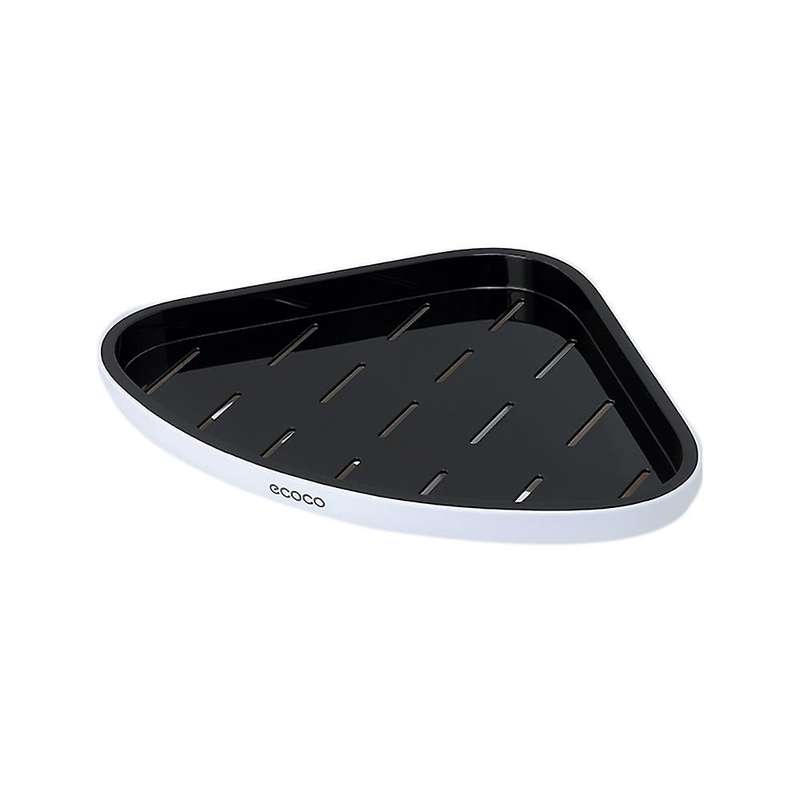 Ecoco Bathroom Storage Shelf Basket Shelf for Shelving Kitchen-black