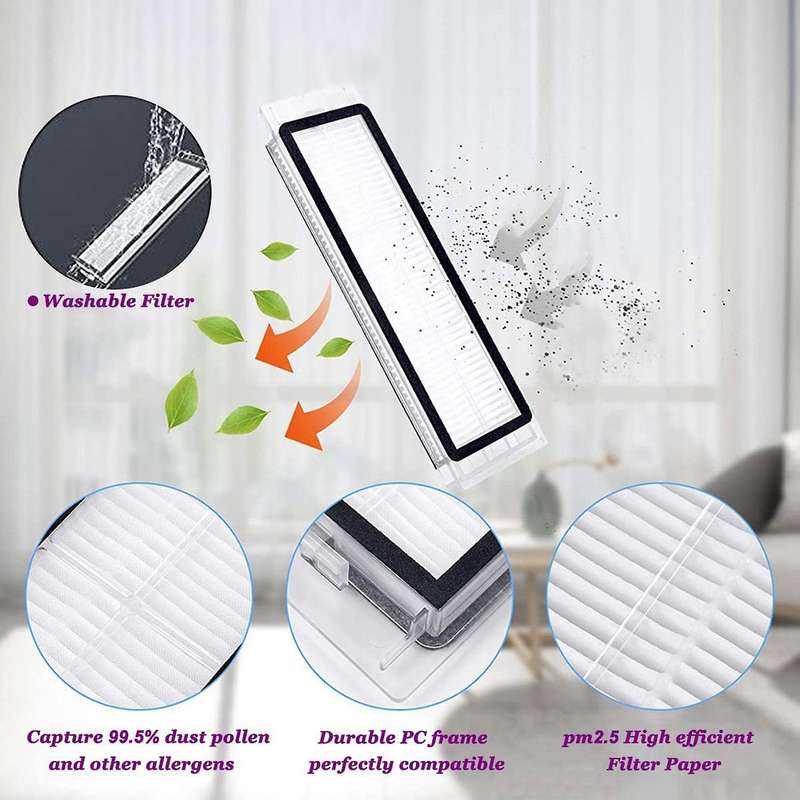 Parts Kit for Xiaomi Roborock S5 Max S6 S50 S51 S55 S60 S5 S6 Vacuum