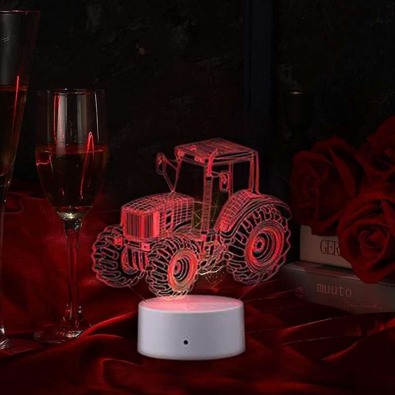 Clear Acrylic Sheets,3d Night Led Light Lamp Bases with Remote