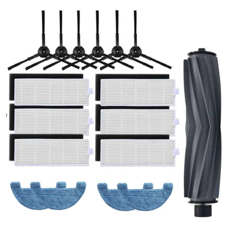 1set Main Brush Side Brush Filter Mop Cloth for Osoji 950 990