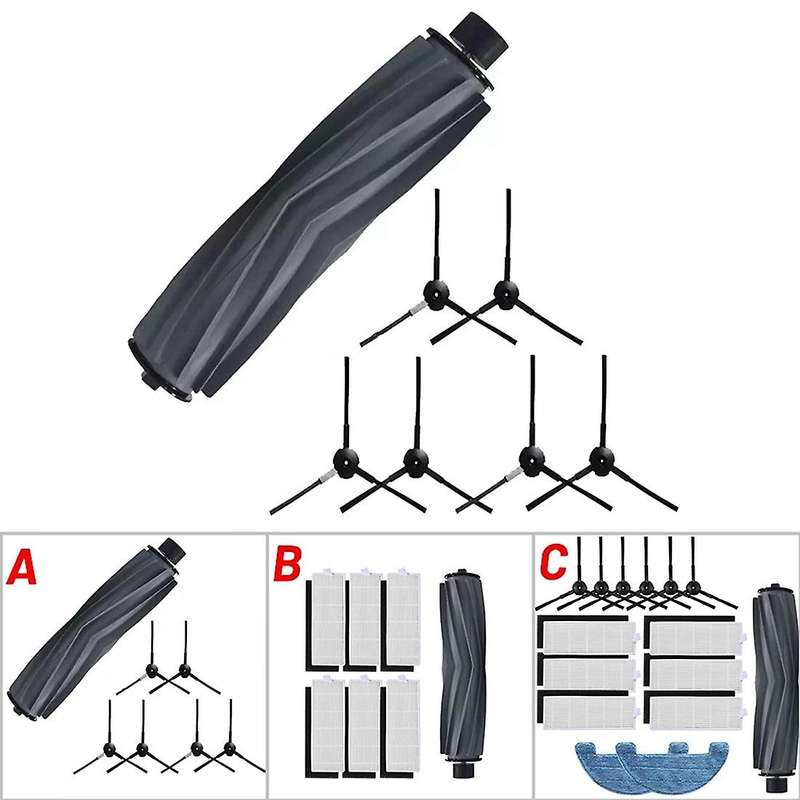1set Main Brush Side Brush Filter Mop Cloth for Osoji 950 990