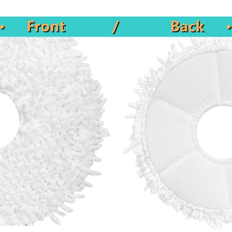 10 Pack Replacement Parts Mop Cloths Pads for Ecovacs