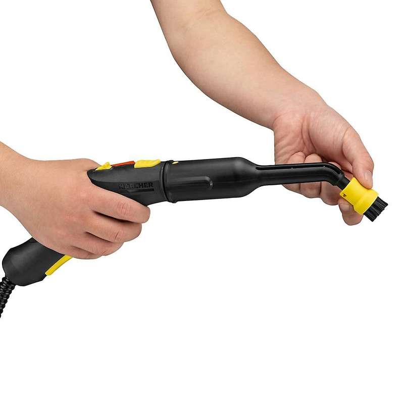 Window Nozzle and Round Brush for Karcher Steam Cleaner