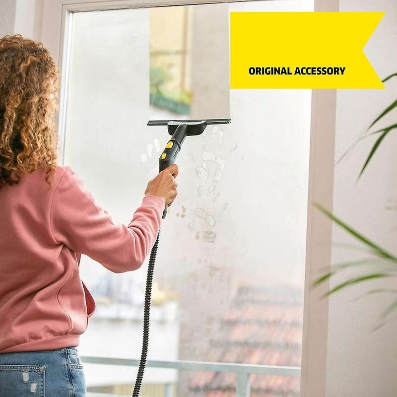 Window Nozzle and Round Brush for Karcher Steam Cleaner