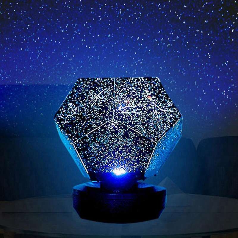 Led Star Projection Lamp Night Light Projector Lamp Starry (blue)