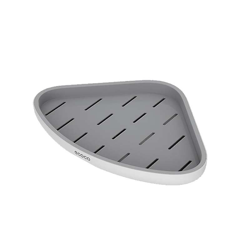 Ecoco Bathroom Storage Shelf Basket Shelf for Shelving Kitchen-grey