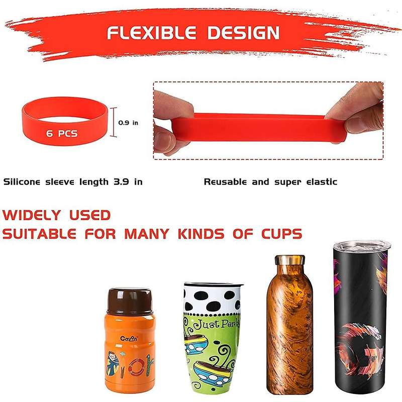 6 Sublimation Blanks Silicone Case, 1 Pair Gloves, 1 Tape, 2 Coaster