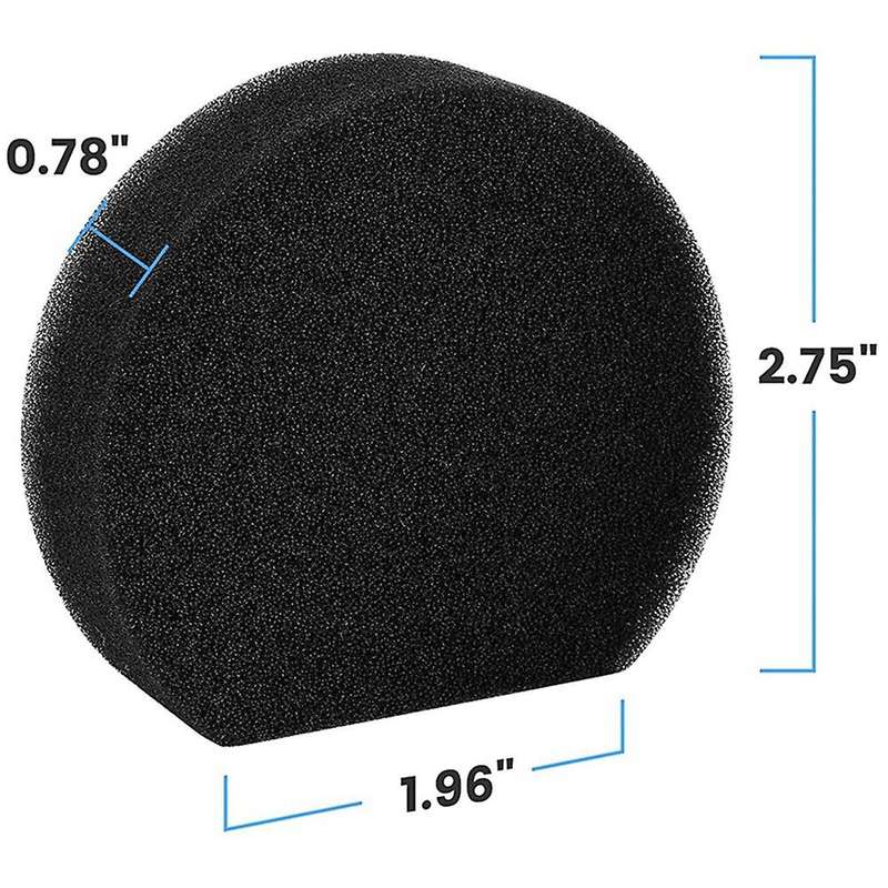 Hepa Filter and Sponge Kit for Moosoo D600 / D601 / Iwoly V600