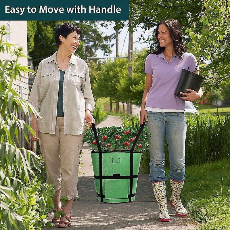 2 Pack 7 Gallon Potato Vegetable Grow Bags for Plant,potato,tomato