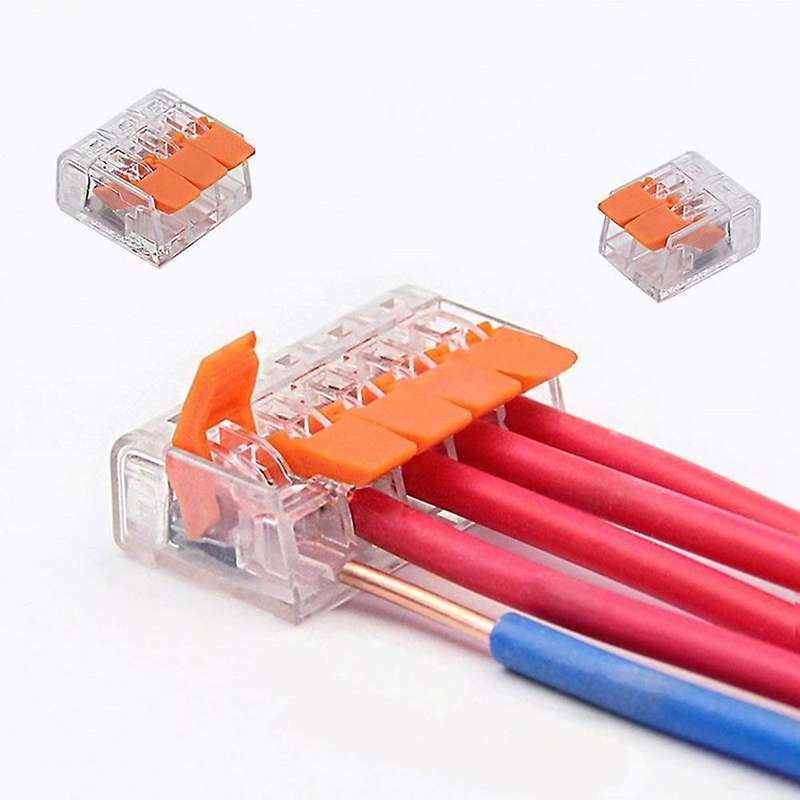 75pcs for 221 Electrical Connectors Wire Block Clamp Terminal Cable