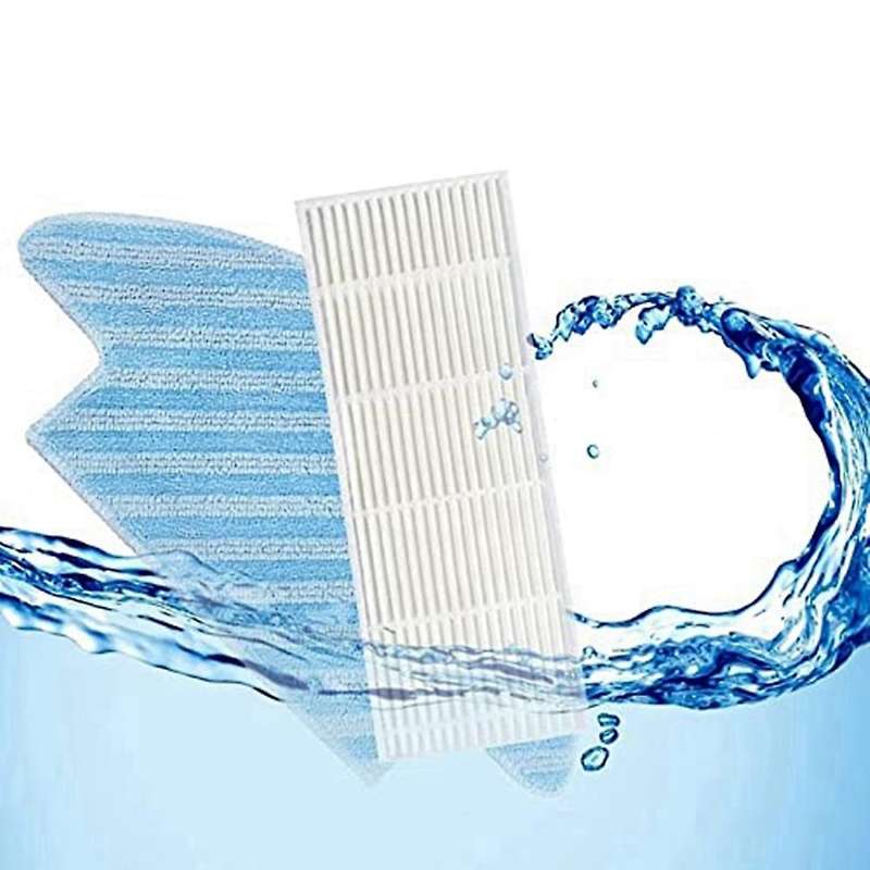 Kit for Lefant M210 M210s M210b Side Brush Filter Mop Cleaning Brush