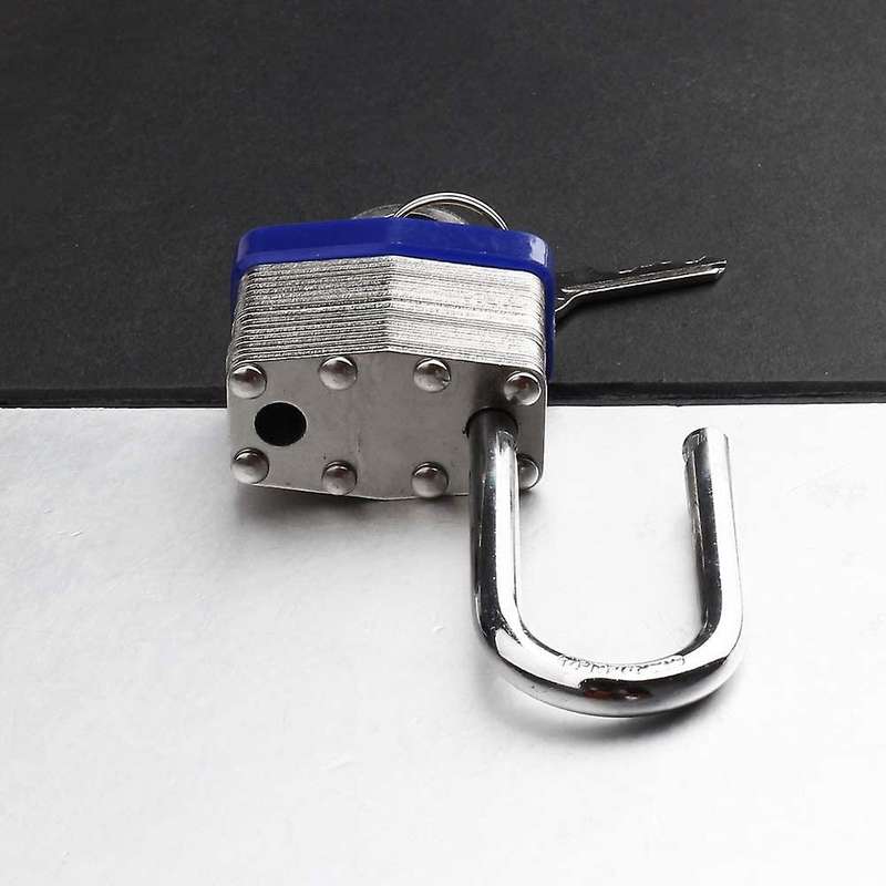 2 Pack Padlocks with Keys Shackle Padlocks Long Lock Heavy Duty Key