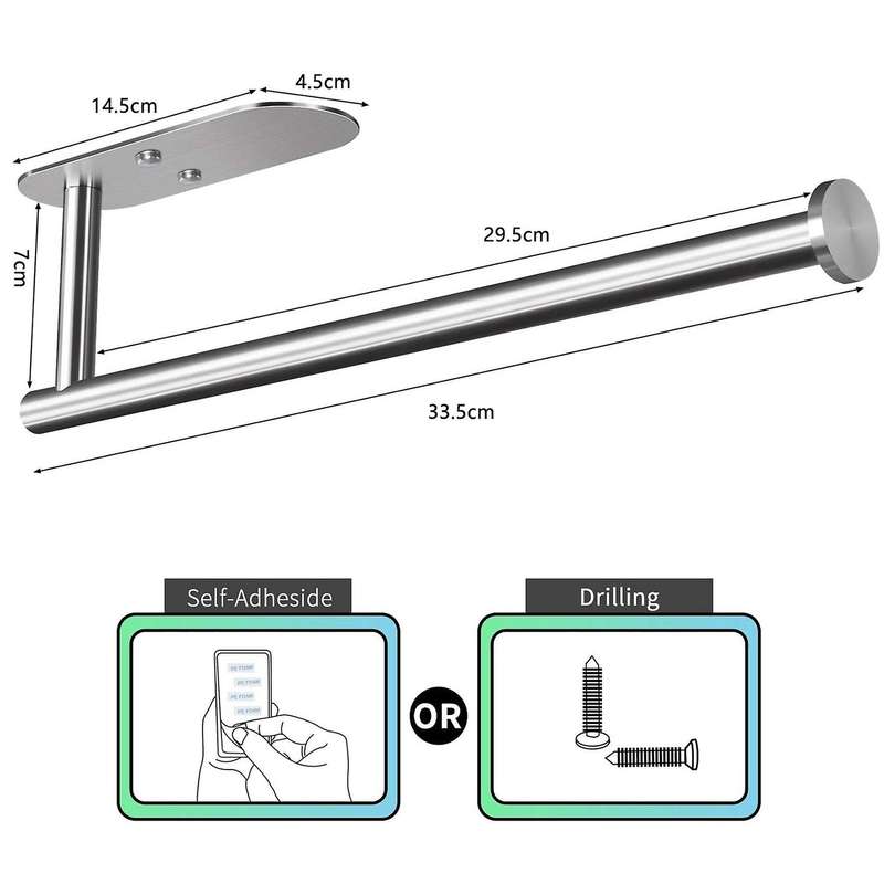 Paper Towel Holder Wall Mount Paper Towel Holders with Screws