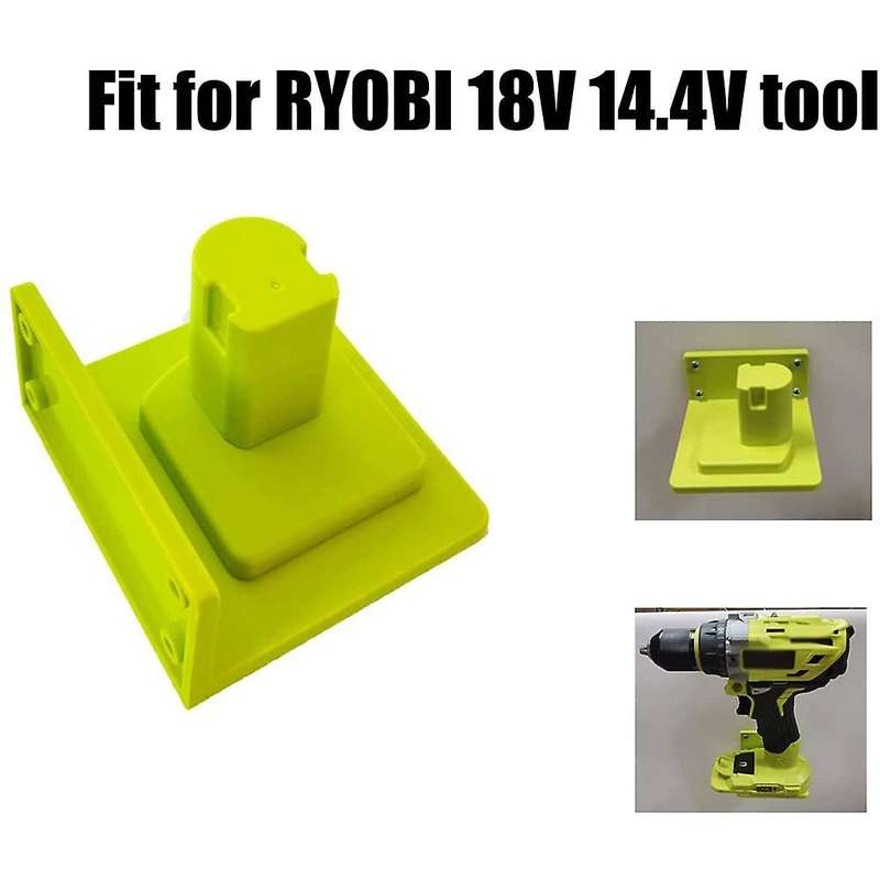 4 Packs Tool Holder Dock Mount for Ryobi 18v Drill Tools Holder