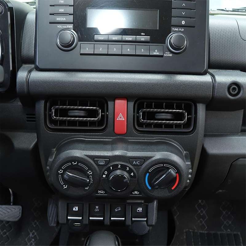 Central Ac Air Vent Outlet Cover for Suzuki Jimny 19-22 ,carbon Fiber
