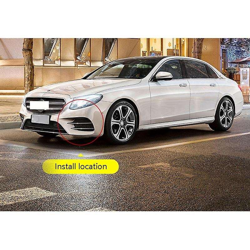 Carbon Fiber Front Fog Lights Trim for Mercedes Benz E Class W213