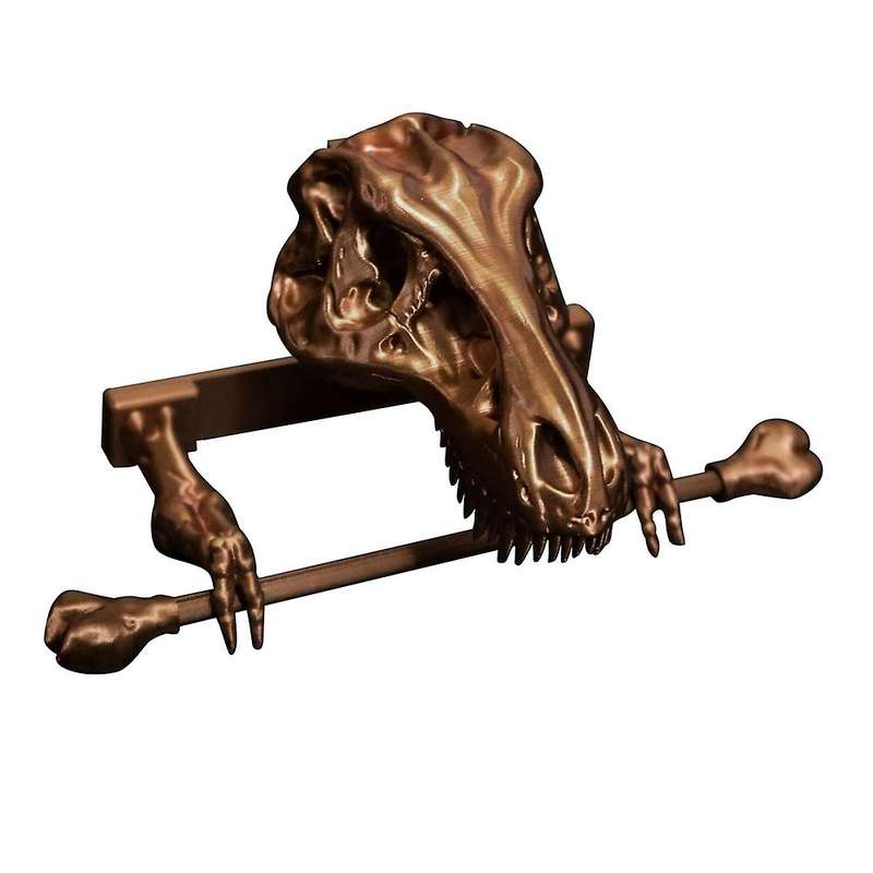 Dinosaur Tissue Holder Skull Toilet Paper Holder Stand Bathroom Rack