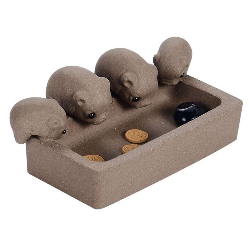 Purple Clay Tea Pet Drink Water Chinese Kung Fu Tea Home Decoration