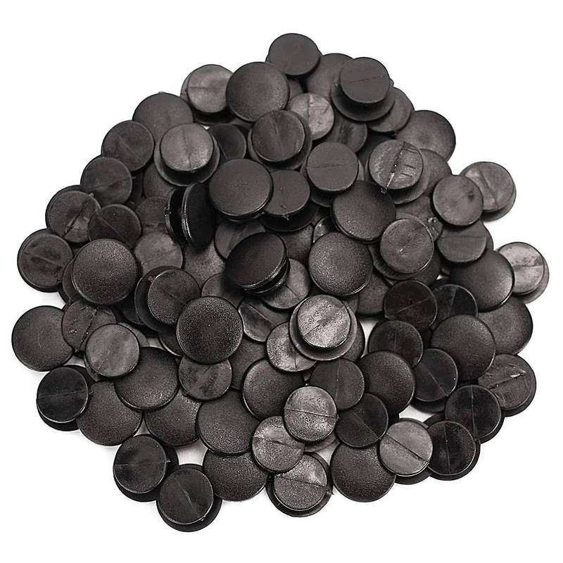 500pcs Black 16mm Buttons,for Back Panels,children's Shoe Decorations