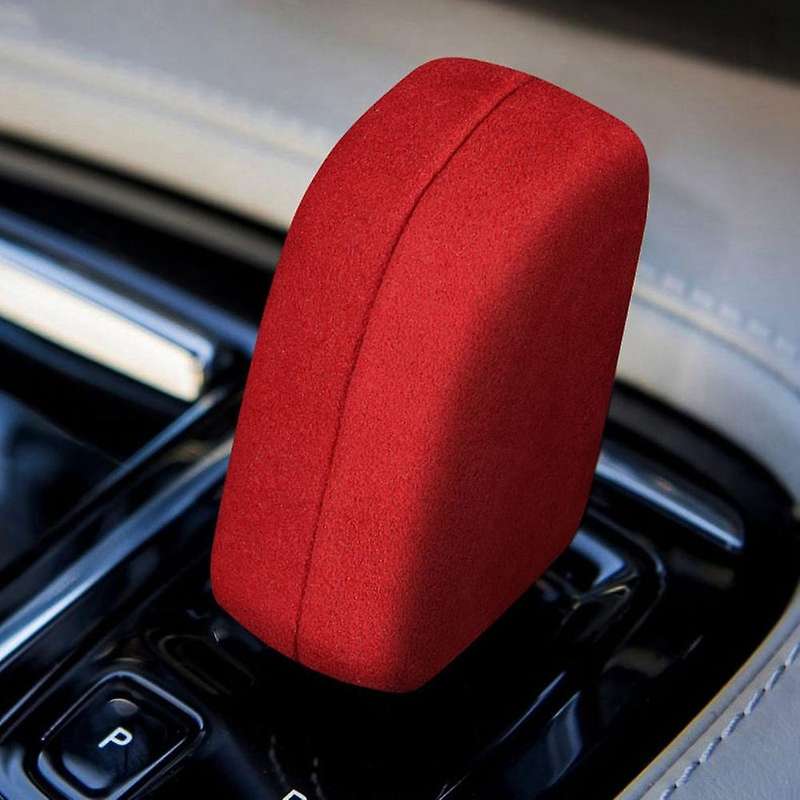 Car Gear Shift Knob Cover for Volvo Xc40 Xc60 Xc90 S90 S60 2021 Red