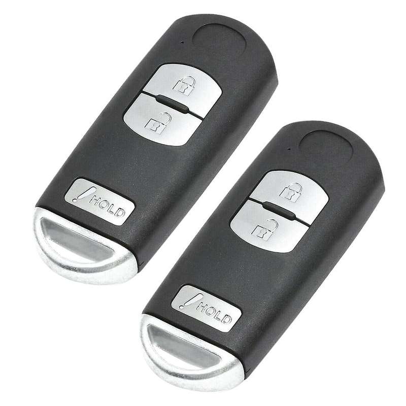 2pcs Replacement 3button Remote Key Fob Shell Case for Mazda 3 Cx-3
